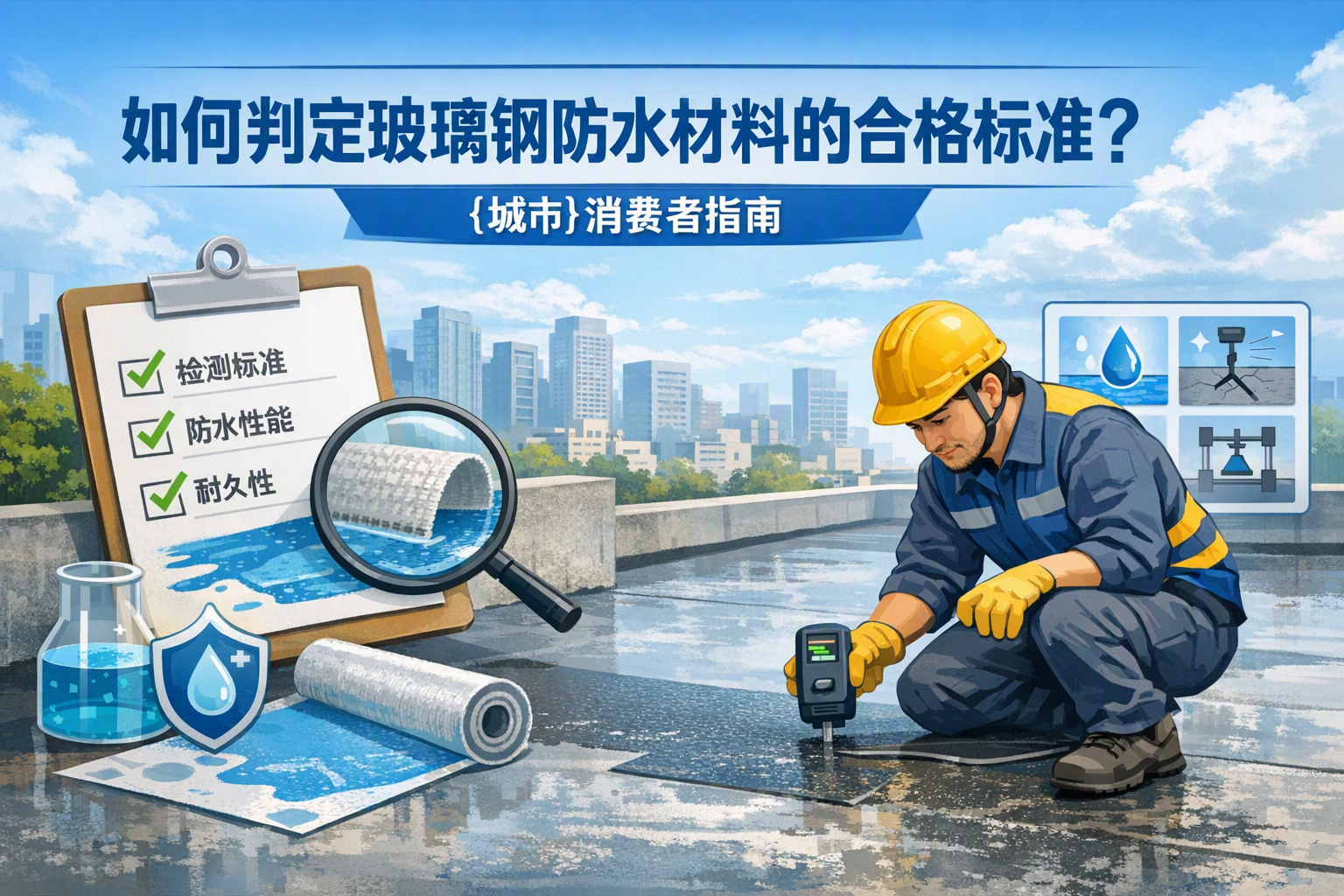 如何判定玻璃钢防水材料的合格标准？ 塔城 消费者指南
