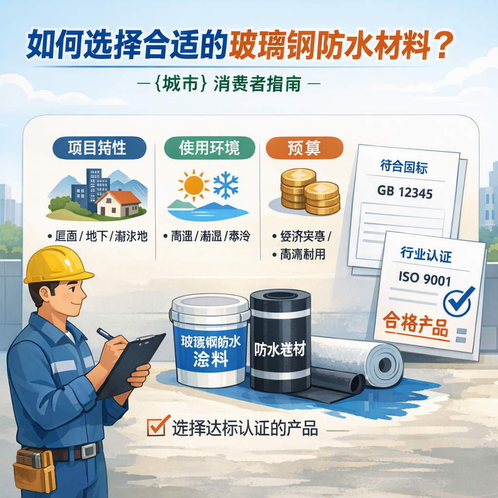 如何判定玻璃钢防水材料的合格标准？ 塔城 消费者指南