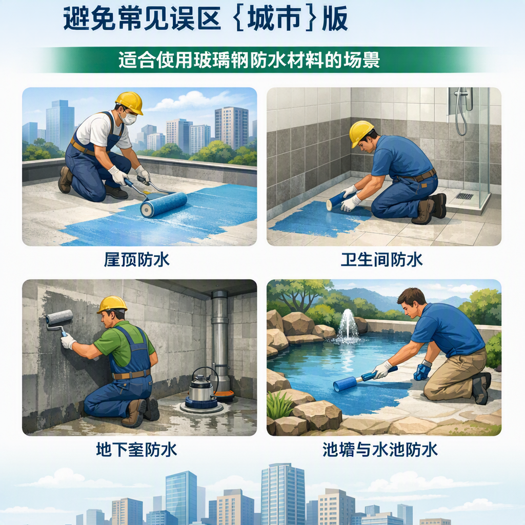玻璃钢防水材料施工注意事项，避免常见误区 塔城 版