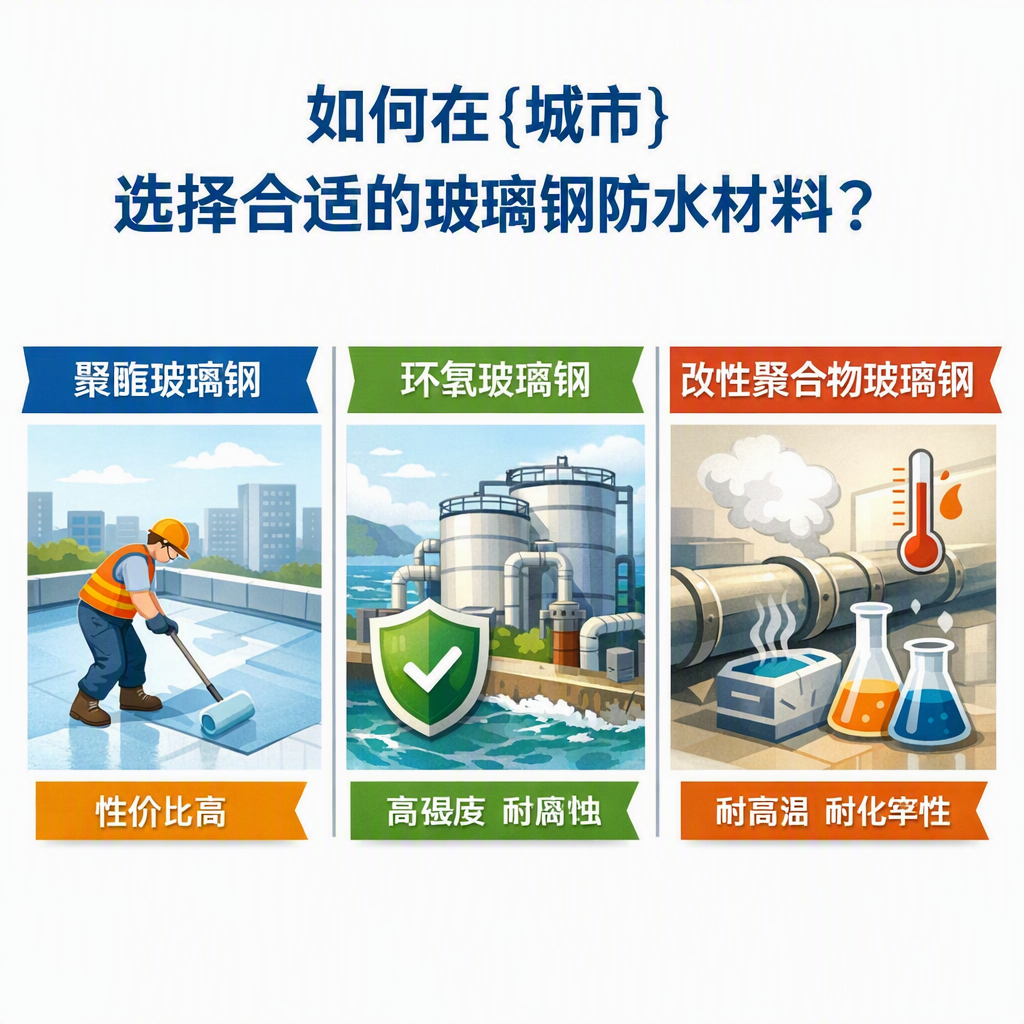如何在塔城选择合适的玻璃钢防水材料?