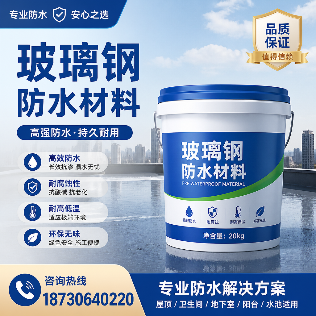 了解玻璃钢防水材料的市场趋势,塔城 企业不可不知